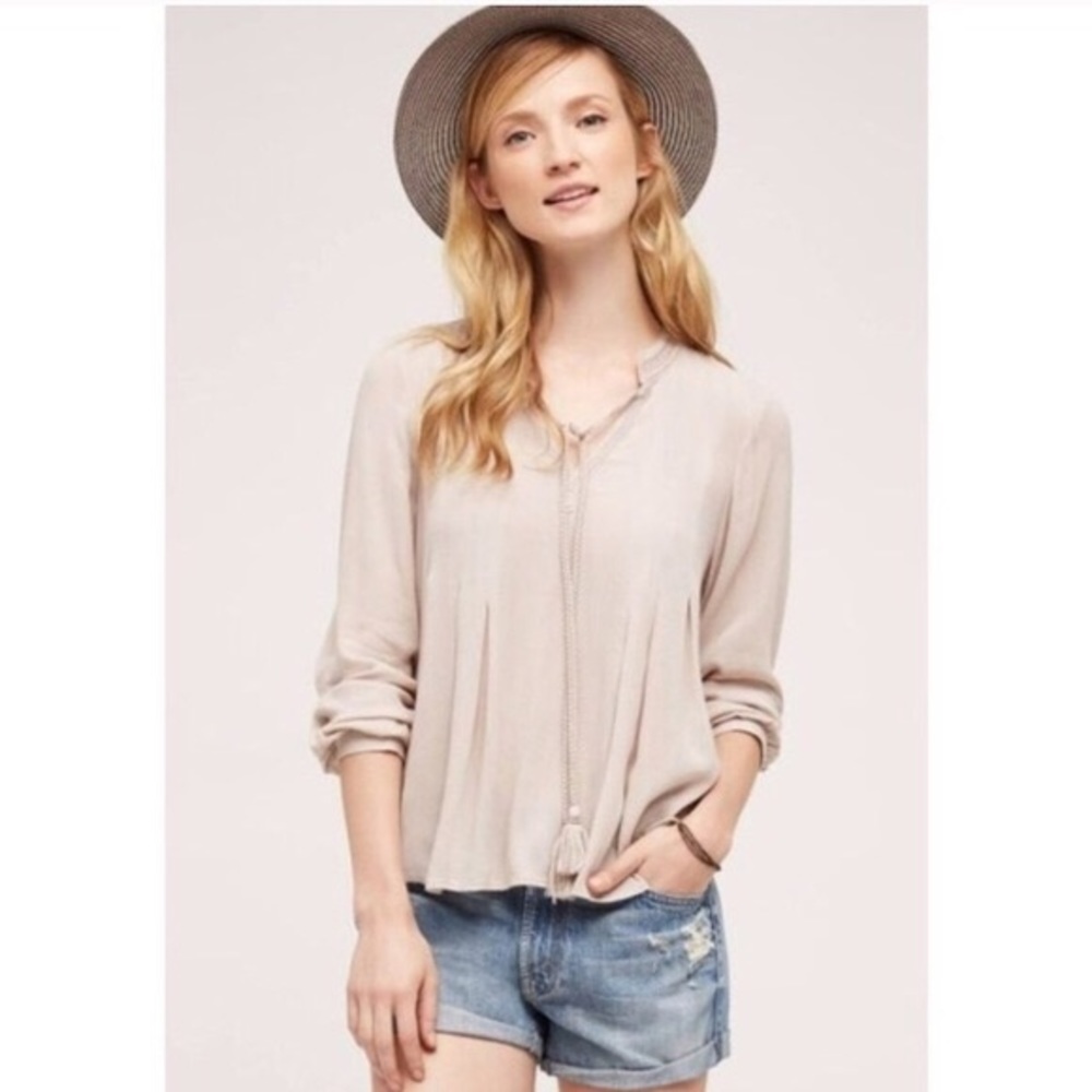 Anthropologie Floreat Mada Swing Top